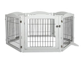 PaWz 6 Panels Pet Dog Playpen Puppy White PT1173-WH