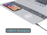 Laser Wireless Charging Laptop Sleeve Up to 16 Inch Grey V1031-WC-S16G-846