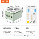 Mini Pottery Wheel, 0-320RPM Adjustable Speed Detachable Basin Forming Machine, 2.56in/3.94in 2 V952-ETLPJMNXWJBSCU1O5V3