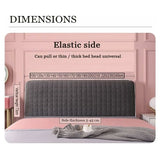 Headboard 160Cm, Headboard Protector With Stretch Side, Washable Dustproof Headboard V1188-MS-227-1121