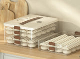 Dumpling Storage Box Large Capacity Multi Layer Transparent Plastic Airtight Food Container Kitchen V1294-YM0703-3118230143812