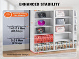 Media Storage Cabinet, 9-layer DVD Shelf Holds up to 756 CDs, Adjustable CD Shelves 27 Compartments, V952-DVDCDCCJKFS26LT9HV0