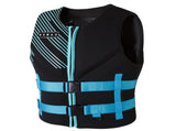 buoyancy vest, fishing vest, snorkeling vest, river tracing, water sports, adjustable straps, V1102-153-44141-RED-XXL