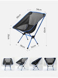 Premium Foldable Camping Chair Blue V728-OBA1005009770987910