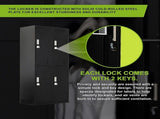 Four-Door Office Gym Shed Storage Locker V63-834631