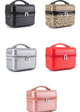 Yellow Leopard Pattern Durable Hard Shell Makeup Travel Case - Large Capacity Portable Cosmetic V888-ELOSUNG27479