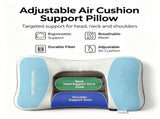 Grey Airbag Adjustable Cervical Neck Support Pillow - All Reason High Resilient Ergonomic Bed V888-ELOSUNG55132-2