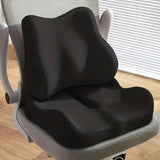 black**Waist Support and Seat Cushion Combo Scientifically Supports the Back, Breathable and V1102-JYZD001