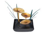 Tabletop Fountain LED Lights No Noise Compact Lightweight Classic Indoor Waterfall for Decorating V1294-YM0710-3115210156312