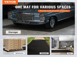 Diamond-Plate Rubber Flooring 3 mm x 4 ft x 10 ft Garage Floor Mat, SBR Rubber Garage Flooring V952-XJCKDDXJ410FQR6Z7V0