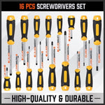 57-Piece Magnetic Screwdriver Set Slotted Phillips Bit Hex Pozidriv Torx Key Bit V465-TH010