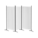 Artiss 3 Panel Room Divider Screen 260x180cm Fabric White RD-D-PLY-260-WH