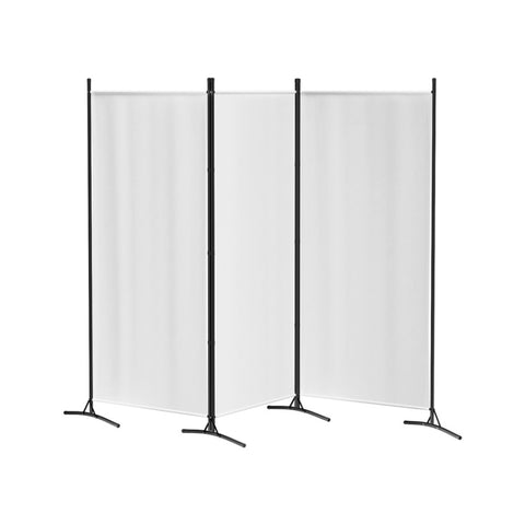 Artiss 3 Panel Room Divider Screen 260x180cm Fabric White RD-D-PLY-260-WH