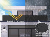 Waterproof Balcony Privacy Screen, 90 x 600 cm V1237-ZY-908-166