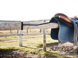 Portable Wall Mounted Saddle Rack for Horse Tack Storage Black V1192-AZ-W-32912