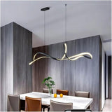 BAMDECOR A210 Modern LED Linear Pendant Lights with Dimmable LED and Adjustable Hanging Length 120cm V255-BAM-A210-L120
