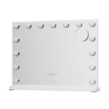 Embellir Makeup Mirror 58x45cm Hollywood Vanity with LED Light Tabletop White MM-E-FRAME-5846LED-WH