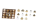 Xmas Ball Ornaments Supplies Plating Portable Plastic Decorative Baubles Champagne Balls for Porch V1294-YM0901-3115240093311