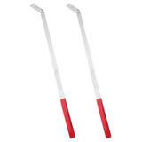 Shelf Layout Ruler Stainless Steel Silver for Store Display and Organization 2Pcs V1366-AZ2-W-18814