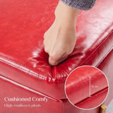 Storage Ottoman Stool Bench Seat 97cm PU Leather RED V274-FT-GQ104-RD