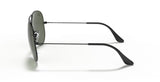 Aviator Large Metal II Sunglasses in Black and Green V196-RB3026-L2821