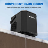 X-BULL Ice Maker Machine Commercial Portable Ice Cube 2.2L Home Bar Benchtop Black V211-AUEB-IM001V