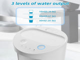 Automatic Mouthwash Dispenser for Bathroom Touchless with 18fl.oz Tank 2pcs Magnetic Cups USB V1294-YM0901-H49278W