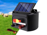 Giantz Fence Energiser 5KM Solar Powered 0.15J Electric Fencing Charger SFC-SO15-5KM