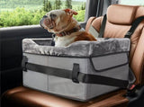 Grey Car Pet Pad - Portable Dog Booster Seat for Safe and Comfortable Travel V888-ELOSUNG34268