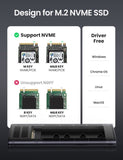UGREEN 10902 M.2 PCIE NVMe SSD Enclosure V28-ACBUGN10902