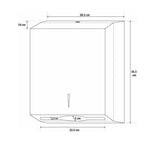 Stainless Steel Slimline Paper Towel Dispenser V959-DPDR0028