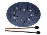 6in 8 Tones Tongue Drum with Mallets Music Book Musical Percussion Instruments for Meditation V1294-YM0714-3117210189211