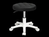 Levede 2x Rolling Bar Stool Swivel Salon SPA Chair Black BR1065-BKX2