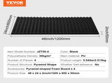 Acoustic Foam Panels 4 Pack 48 x 24 x 2 in for Studio Wall and Ceiling V952-FZZSPMBHSL48R56X0V0