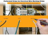 4Pcs 16.4ft Perforated Strips, Hold Wires in Place & Mark for Industrial and Commercial Rough-in, V1366-AZ2-W-14406