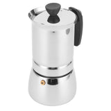 Stainless Steel Moka Pot Portable Coffee Maker Brewing Coffee Machine for Home Office6 Cups 300ml V1294-YM0721-3118210098912