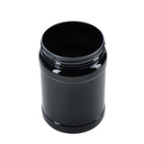 10x 2L Wide Mouth Plastic Jars and Lids Black - Empty Protein and Powder Tubs V238-SUPDZ-40411673460816