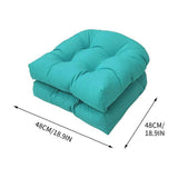 Outdoor Patio Chair Cushion, Non-Slip Dining Chair Cushions for Kitchen Decor or Office Use, V1366-AZ2-W-23604