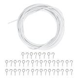 Accessories White Steel 1Pcs for Business Owners Window Covering V1369-AZ3-W-15953