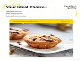 Non-Stick Muffin Baking Pan, Household Oven Cake Bread Mould, Gold 12-Cup Baking Tray, Set Of 2, V1221-XM-LB2849-GM116