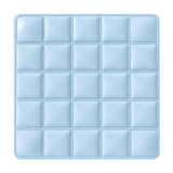 Pet Cooling Mat - 16"x16" Dog & Cat Cool Pad - No Water or Electricity Needed - Non-, Foldable & V1366-AZ2-W-16529