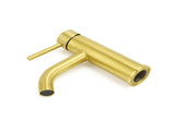 WELS Brushed Gold Kitchen Laundry Round Basin Mixer Vanity Sink Faucet Tapware V1233-KRD103G