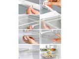 Clear Organizing Bin Durable ABS PET Drawer Type Transparent Design Wide Application Egg Storage V1294-YM0523-3117220044311