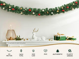 Jingle Jollys 20M Christmas Garland LED Lights Party Xmas Decorations 1400 Tips XM-TR-GAR-20M-LED