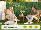 Gardeon Artificial Ivy Privacy Fence Screen Greenery Backdrop Panel for Balcony Patio Garden PWP-100X600-GN