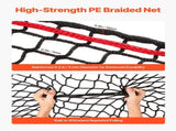 Round Bale Hay Net, 1.8 x 1.8 x 1.8 m, 38.1 x 38.1 mm Holes, PE Material, Knotless Design, with Zip V952-MGCWXWYWJW669QY4O001V0