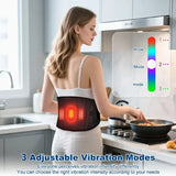 Wireless Heating Massage Waist Belt, 2000mAh Li-Polymer Battery V1232-YBAMY-002