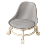 Kids Low Rolling Stool with Backrest Low Height Roller Stool with Universal Wheels Low Roller Seat V1294-YM0901-3116230019611