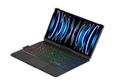360 Degree Rotating Bluetooth Keyboard Leather Case For Ipad Pro 11 With Backlight - Black PRL-A101925600ADE