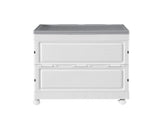 Gardeon 159L Outdoor Storage Box Stackable Cupboard Camping Organizer Wheels OSB-159L-WHEEL-BE